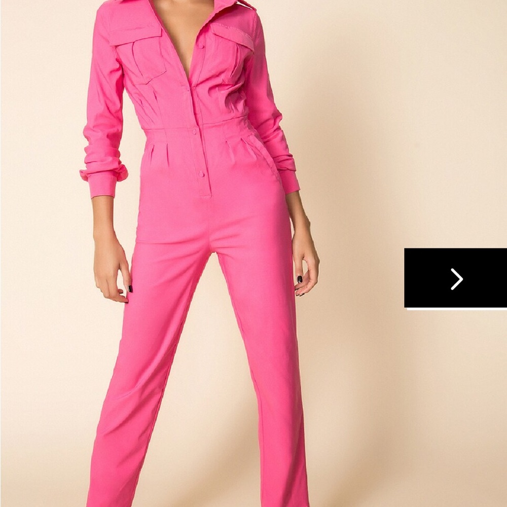 Superdown Pink Jumpsuit